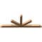 Ekena Millwork Saratoga Smooth Timber Gable Bracket, Western Red Cedar, 72"W x 27"H x 3 1/2"D x 3 1/2"F, 9/12 Pitch GBW072X27X0404SAR00SWR - alternate 3
